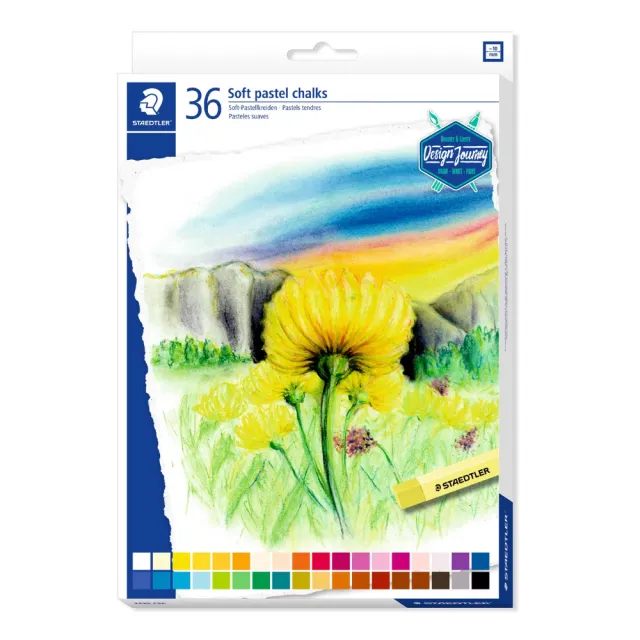 【STAEDTLER 施德樓】施德樓 金鑽專家級粉彩36色組 MS2430C36