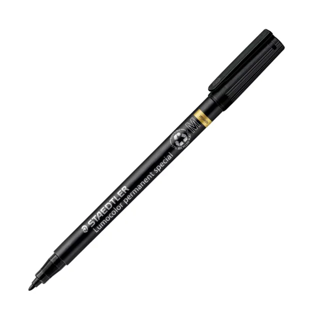 【STAEDTLER 施德樓】施德樓 奈米工業專用油性筆-F MS319 F