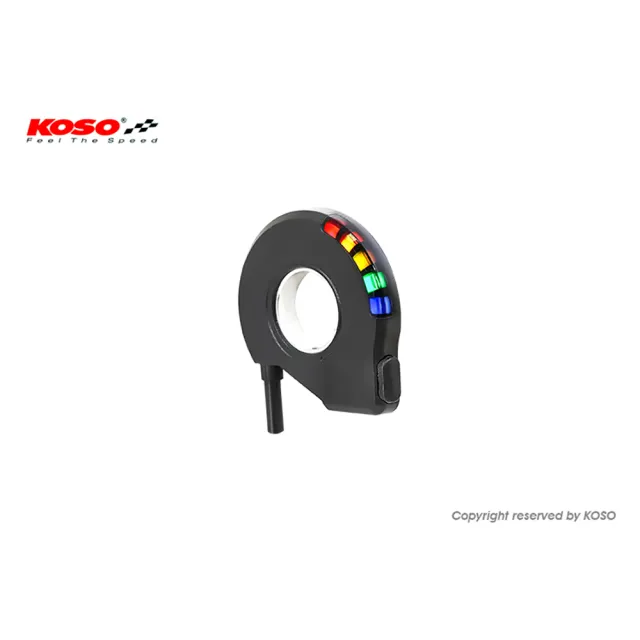 【KOSO】微型 LED 霧燈組 附環型開關 - 可微調亮度(環型固定開關 - K 型式 / 泛用 機車霧燈)