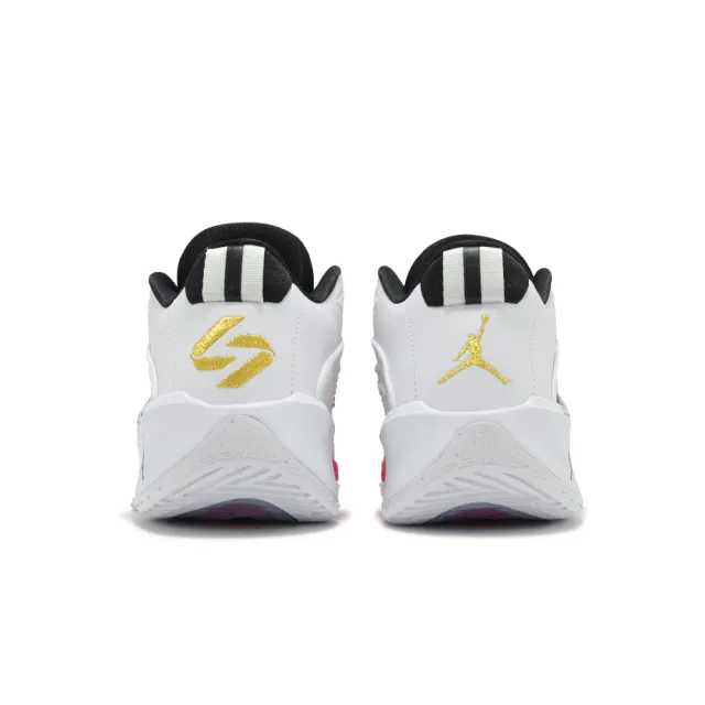 【NIKE 耐吉】籃球鞋 Jordan Luka 3 PF Motorsport 男鞋 白 黑 金 紅 D77 3代(FQ1285-170)