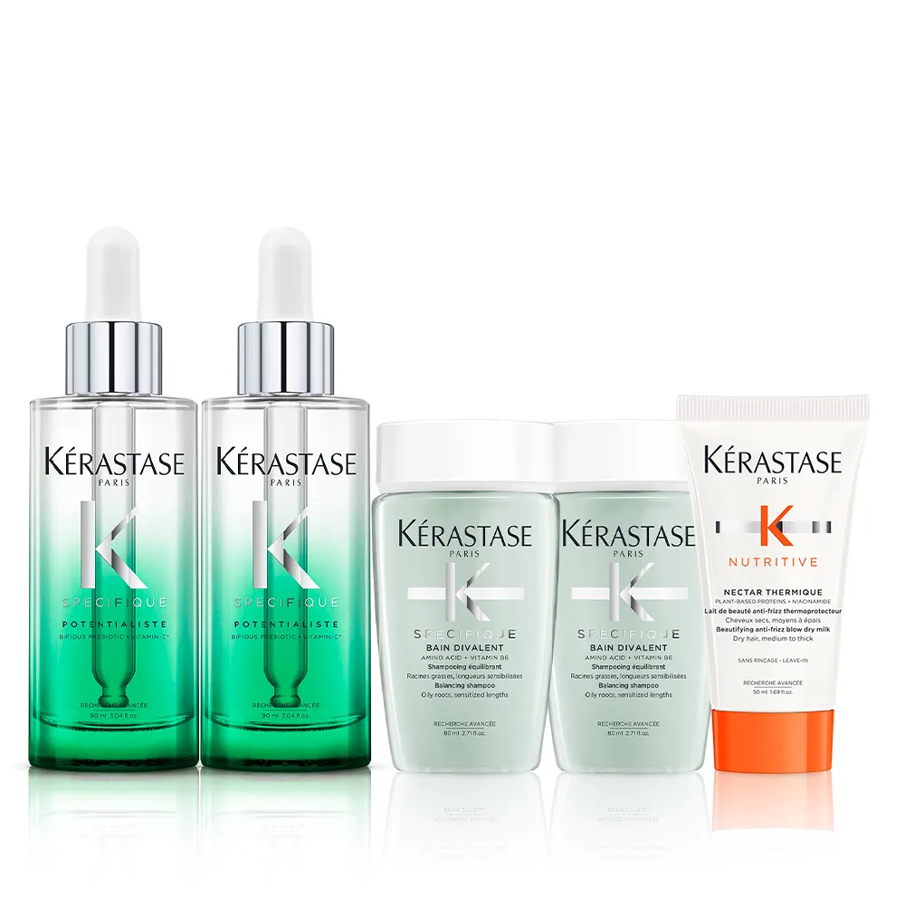 【KERASTASE 巴黎卡詩】極酵平衡頭皮精華雙入組(控油/舒緩頭皮)