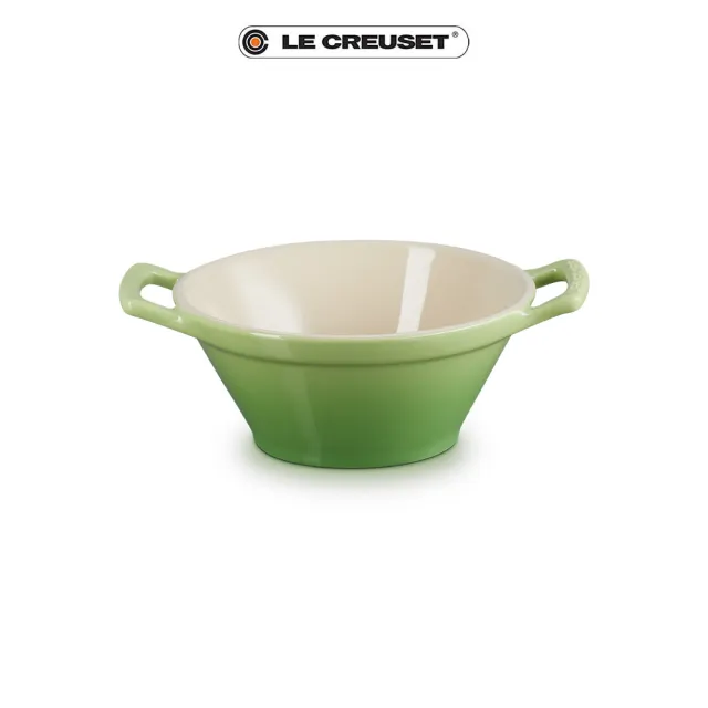 【Le Creuset】瓷器卡蘇雷碗(棕櫚綠)