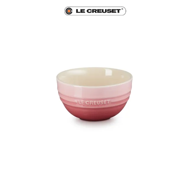 【Le Creuset】瓷器韓式飯碗350ML(櫻花粉)