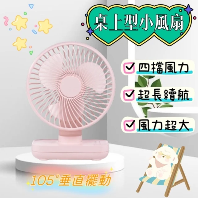 FANS 桌上型小風扇(USB充電 PD孔 電風扇 小型風扇)