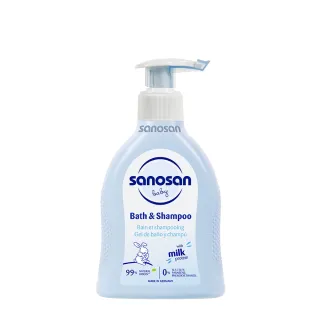 【sanosan】珊諾baby re:mind極潤洗髮沐浴露200ml(無刺激 低敏)