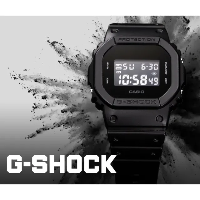 【CASIO 卡西歐】學生錶 G-SHOCK 經典人氣電子錶 送禮 禮物 推薦(DW-5600UBB-1)