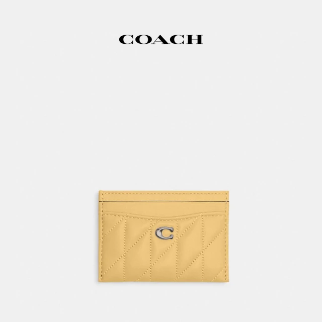 COACHCOACH蔻馳官方直營 PILLOW卡夾-LH/乾草色(CM434)