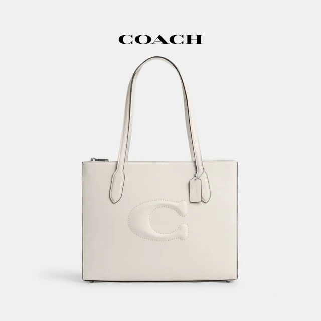 COACH NINA托特包-SV/白堊色(CR096)