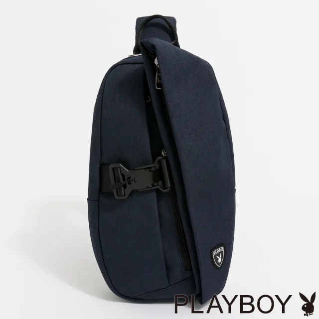 【PLAYBOY】單肩背包  Infinity系列(藍色)