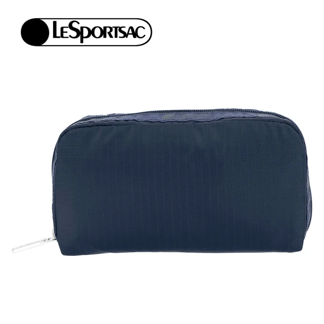 Lesportsac RECTANGULAR COSMETIC 經典長形化妝包 聖誕節 禮物(深海藍)