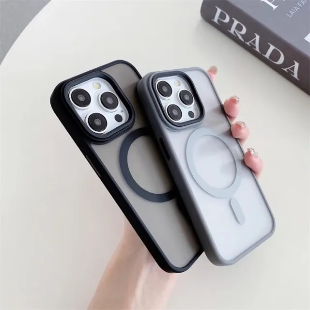 【LOYALTY】iPhone16Plus/16Pro/16ProMax磁吸磨砂膚感半透明防摔手機保護殼 9色