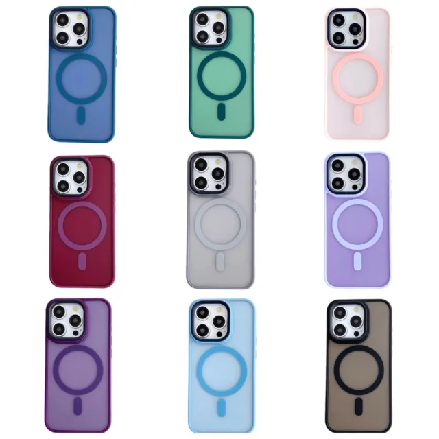 【LOYALTY】iPhone16Plus/16Pro/16ProMax磁吸磨砂膚感半透明防摔手機保護殼 9色