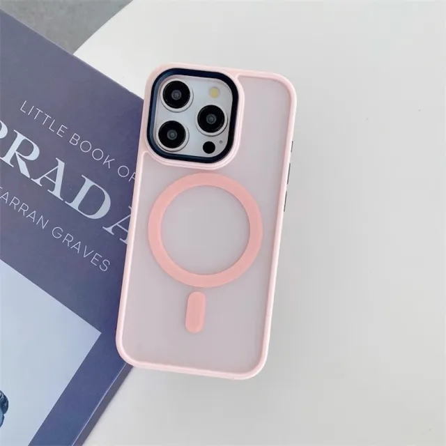【LOYALTY】iPhone16Plus/16Pro/16ProMax磁吸磨砂膚感半透明防摔手機保護殼 9色