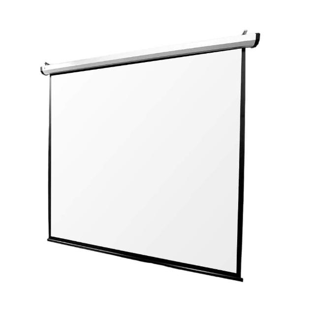 【USA優視雅】1:1電動投影布幕-90吋(台灣製造)