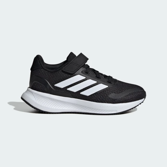 adidas 愛迪達 RUNFALCON 5 兒童運動鞋(IE8574 男童/女童 中童運動鞋 慢跑鞋 黑)