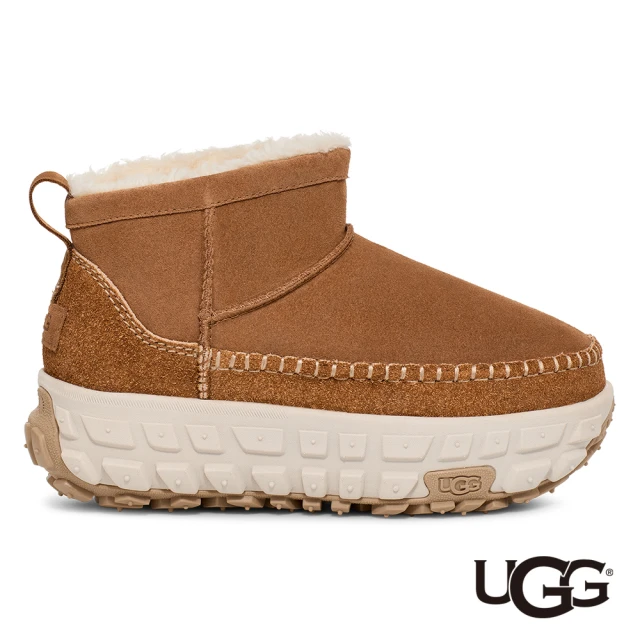 UGG 女鞋/雪靴/厚底雪靴/真皮靴/Venture Daze Ultra Mini(栗子棕-UG1164730CHE)