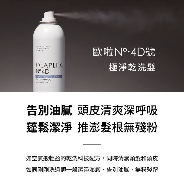 【OLAPLEX 歐啦】4D號極淨乾洗髮178G