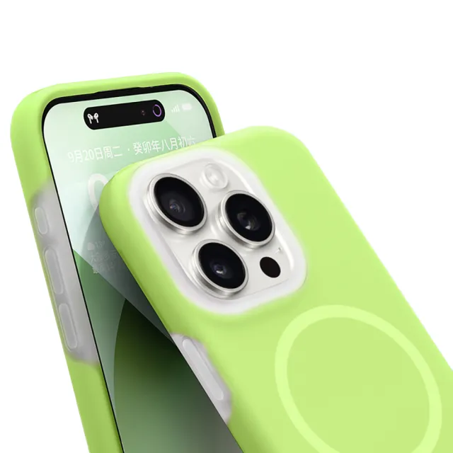 【IN7】iPhone 16 Pro 果凍系列液態矽膠磁吸防摔保護殼