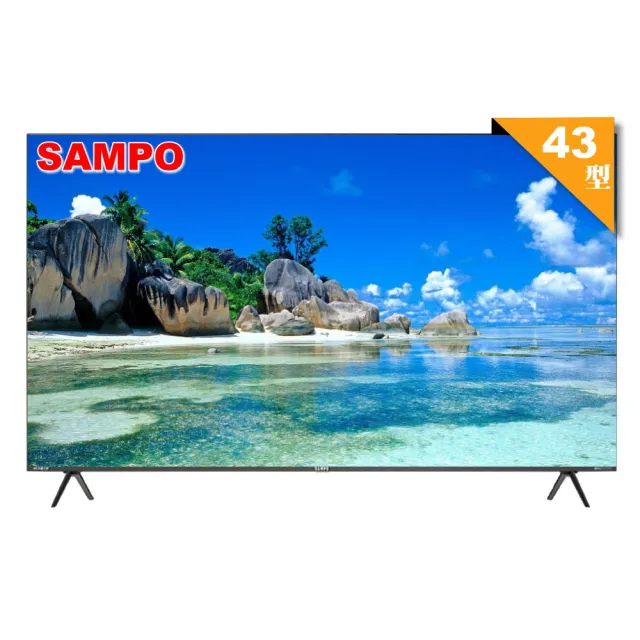 【SAMPO 聲寶】43型4K新轟天雷杜比音效智慧聯網顯示器(EM-43JDT230福利品)