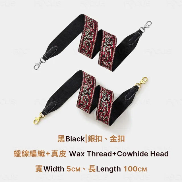 【BAGGLY&CO】雙11 大眼魚真皮扣頭圖騰編織5cm寬版肩背帶(真皮包包 粉/灰/焦糖/深藍/黑)