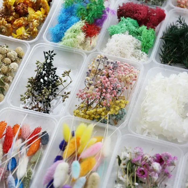 【A-ONE 匯旺】DIY藍色永生花材料包 多款多色 乾燥花材料包 情人節禮物 乾燥玫瑰 短枝花材 浮游花(C02)