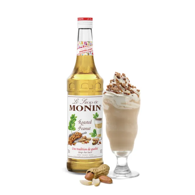 【MONIN】系列風味糖漿700ml(榛果風味/烤焦糖花生風味/提拉米蘇風味/桂花風味)