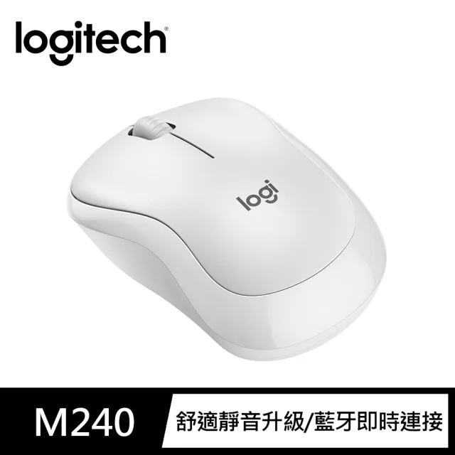 【Logitech 羅技】M240 無線靜音藍芽滑鼠