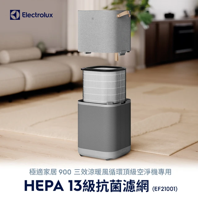 Electrolux 伊萊克斯Electrolux 伊萊克斯 極適家居900三合一涼暖空氣循環清淨機 HEPA13級抗菌濾網(EF21001)