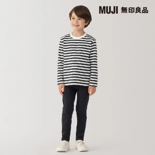 【MUJI 無印良品】兒童圓領長袖T恤(共5色)