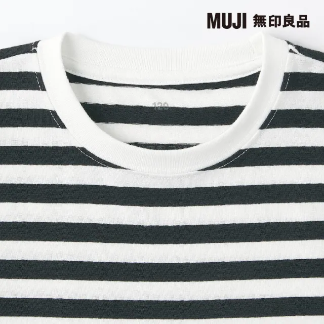 【MUJI 無印良品】兒童圓領長袖T恤(共5色)