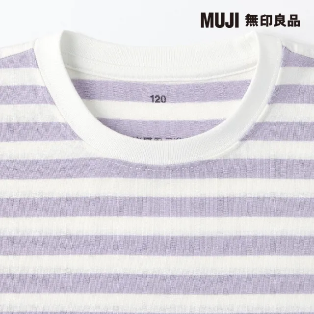 【MUJI 無印良品】兒童圓領長袖T恤(共5色)