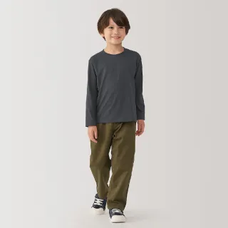 【MUJI 無印良品】兒童圓領長袖T恤(共6色)