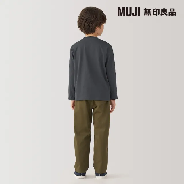 【MUJI 無印良品】兒童圓領長袖T恤(共6色)