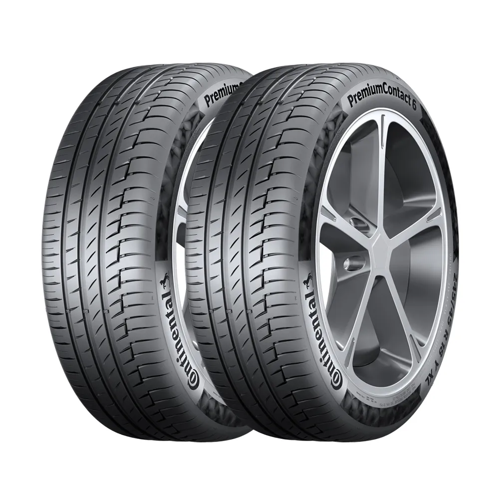 【Continental 馬牌】PremiumContact6 PC6 105V 舒適操控輪胎_二入組_235/55/19(車麗屋)