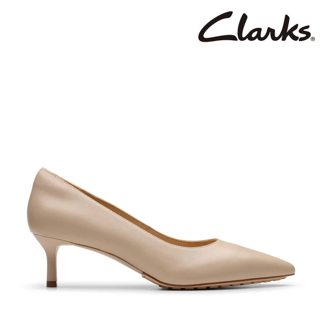 Clarks 女鞋 Adela Court 柔軟羊皮尖頭高跟鞋(CLF79300D)