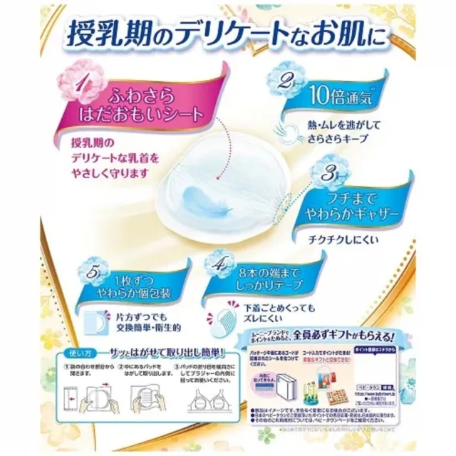 【MAMYPOKO】極上呵護母乳墊／溢乳墊-2入(日本境內版 平行輸入)