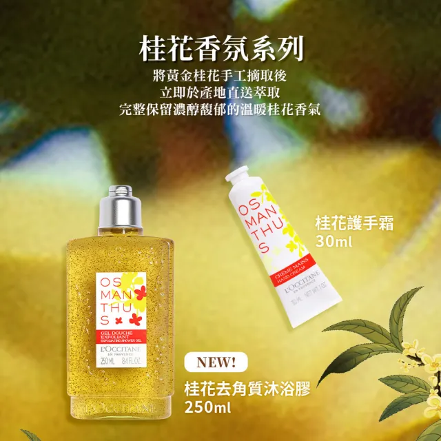 【L’Occitane 歐舒丹】官方直營 桂花沐浴膠/沐浴乳250ml