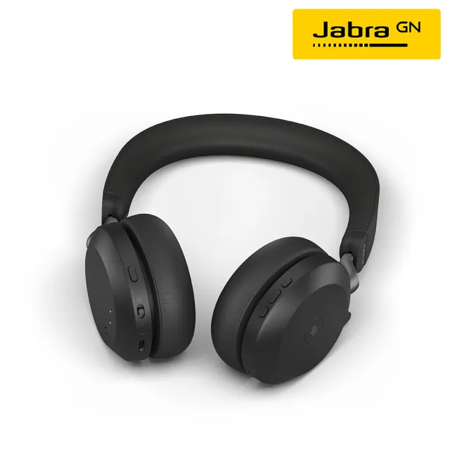 【Jabra】Evolve2 75 商務藍芽耳機麥克風(可調段數主動降噪耳機麥克風)