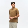 【NAUTICA】男裝 涼感抗菌素色短袖POLO衫(卡其色)
