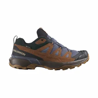 【salomon官方直營】男 X ULTRA 360 LTR Goretex 低筒登山鞋(灰/褐/棕)