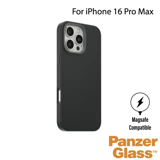 【PanzerGlass】iPhone 16 Pro Max 6.9吋 Fashion 磁吸防摔殼(黑)