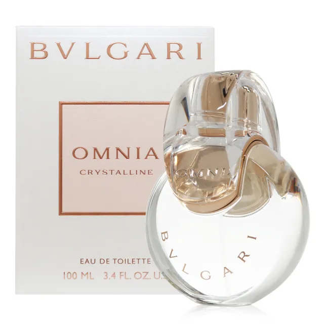 【BVLGARI 寶格麗】Omnia Crystalline 白水晶-晶澈女性淡香水 EDT 100ml(平行輸入)
