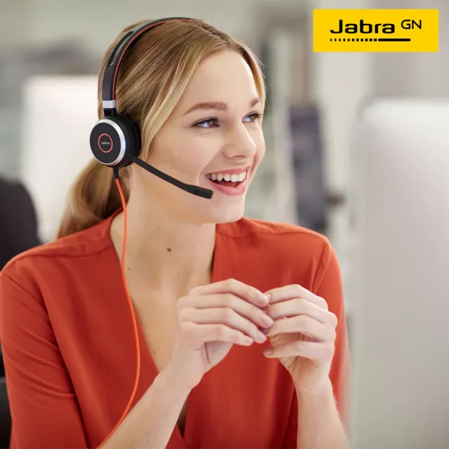 【Jabra】Evolve 40 MS 商務耳機麥克風(Stereo 頭戴式立體聲耳機麥克風)