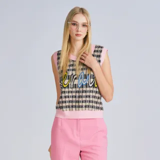 【KERAIA 克萊亞】動人心弦俏麗緹花針織背心