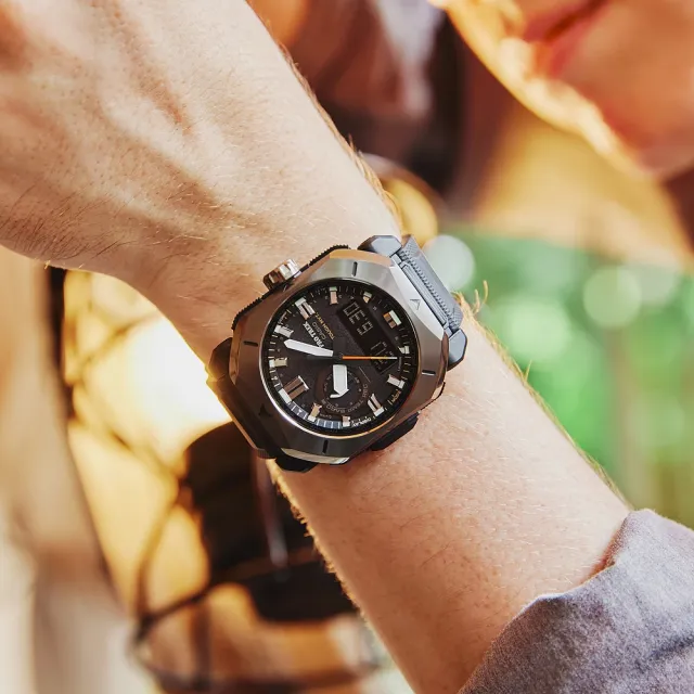 【CASIO 卡西歐】世界六局電波太陽能大自然愛好者潮流腕錶  44.8mm(PRW-6900Y-1)