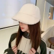 【QIDINA】時尚羊羔絨保暖雙面可戴鴨舌帽-U(保暖帽 冬天帽子女 遮陽帽 防曬帽 棒球帽)