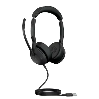 【Jabra】Evolve2 50 商務有線貼耳式主動降噪耳機麥克風(AirComFort技術)