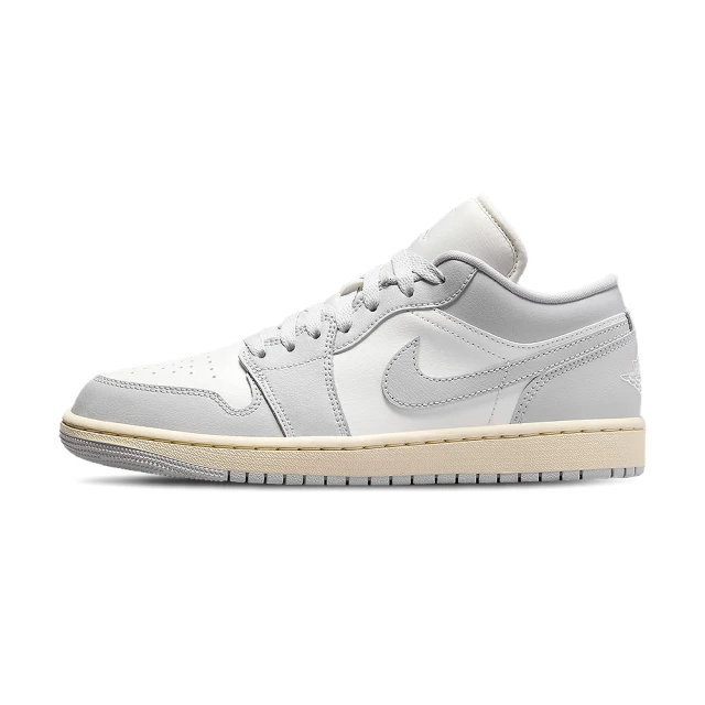 NIKE 耐吉 Air Jordan 1 Low 女鞋 白灰色 喬丹 休閒 AJ1 運動 低筒 休閒鞋 DC0774-103