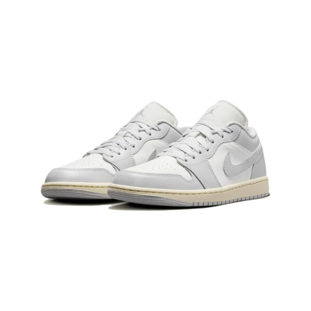 NIKE 耐吉 W Air Jordan 1 Low 椰奶淺灰 DC0774-103(AJ1 休閒鞋 女鞋)