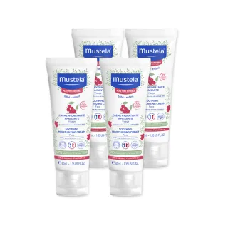 【Mustela 慕之恬廊】舒恬良 敏弱修復面霜 40ml(4入組)